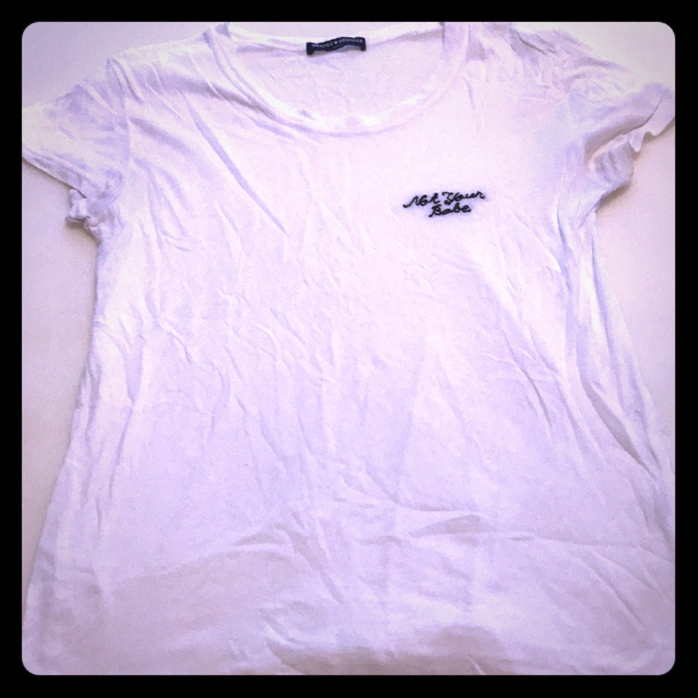 Brandy Melville white T-shirt